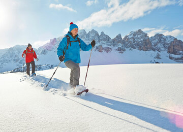 Snowshoe hiking